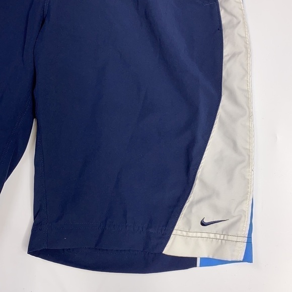 Nike Blue Vintage Swim Trunks Unlined - Picture 3 of 11